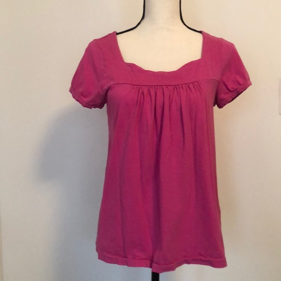 J. Crew Tops - JCREW Pink Short Sleeve Shirt
